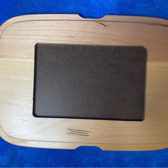 VINTAGE Wooden Lid/Frame for Longaberger Basket. Frame holds 4x6 Picture. - Picture 5 of 5